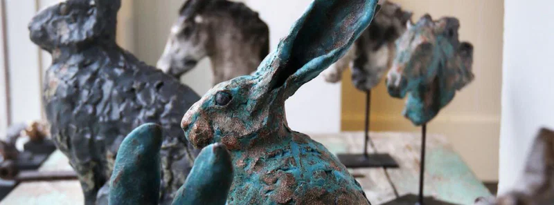 DJURSKULPTUR I STENGODS